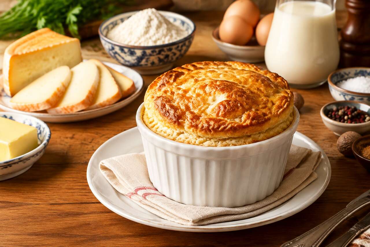 Soufflé au maroilles : recette savoureuse et facile